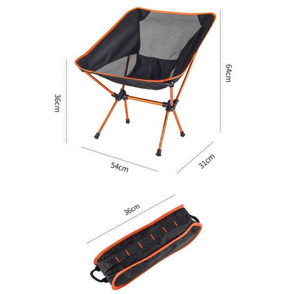 Portable Lightweight Folding High Back Camping Chair