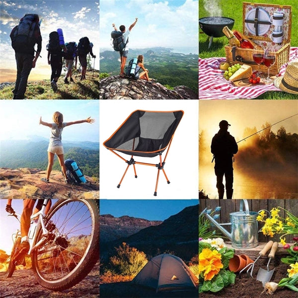 Portable Lightweight Folding High Back Camping Chair