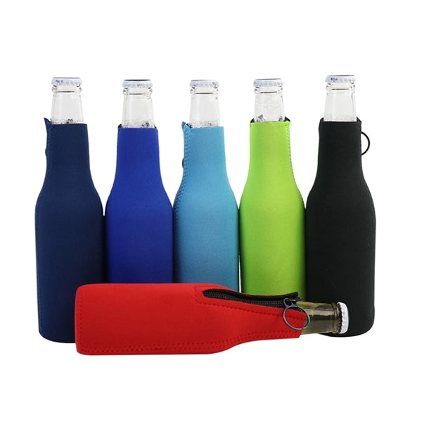 11 Oz. Zipper Neoprene Bottle Sleeve