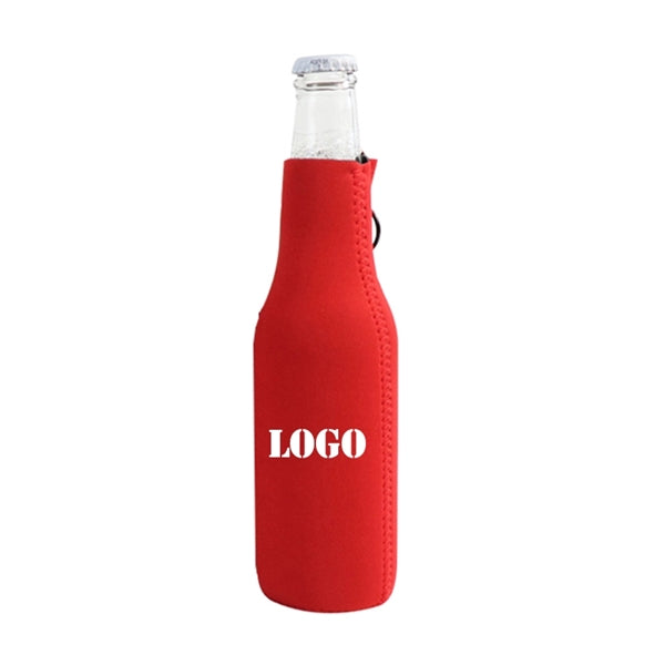 11 Oz. Zipper Neoprene Bottle Sleeve