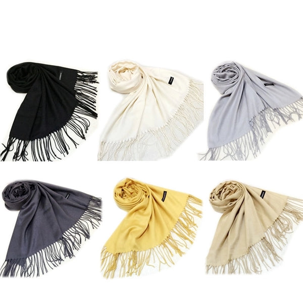 Cashmere Thick Tassel Scarf Shawl