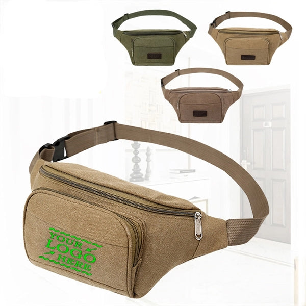 Tourist Canvas Waist Bag