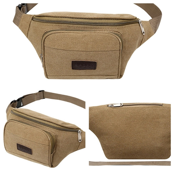 Tourist Canvas Waist Bag