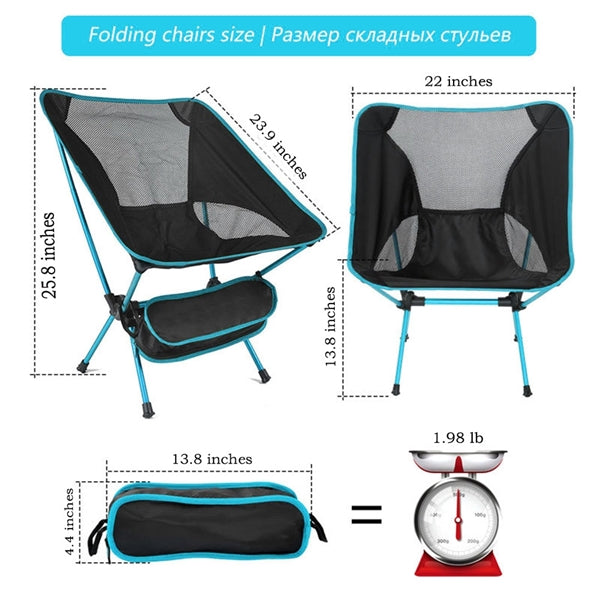 Folding Chair w/Carrying Bag