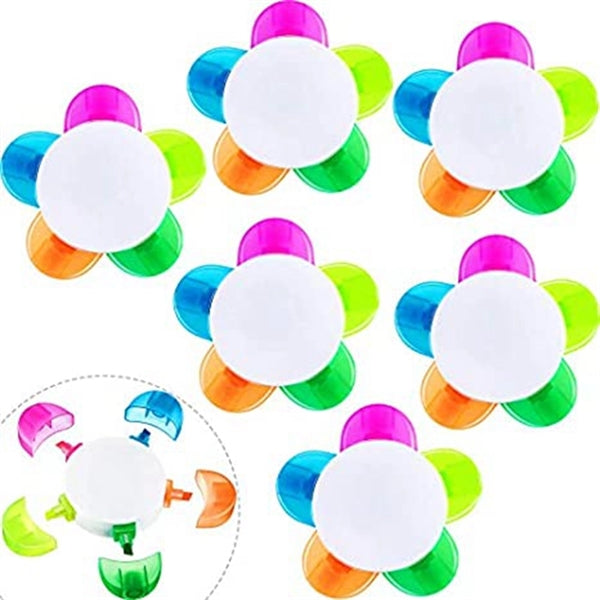 Rainbow Sunflower Multi-Colored Highlighter Pen