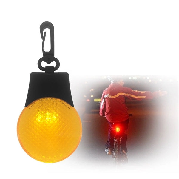 Cycling Safety Warning Led Reflector Keychain Light