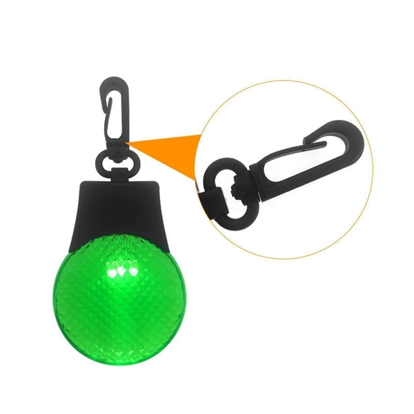 Cycling Safety Warning Led Reflector Keychain Light