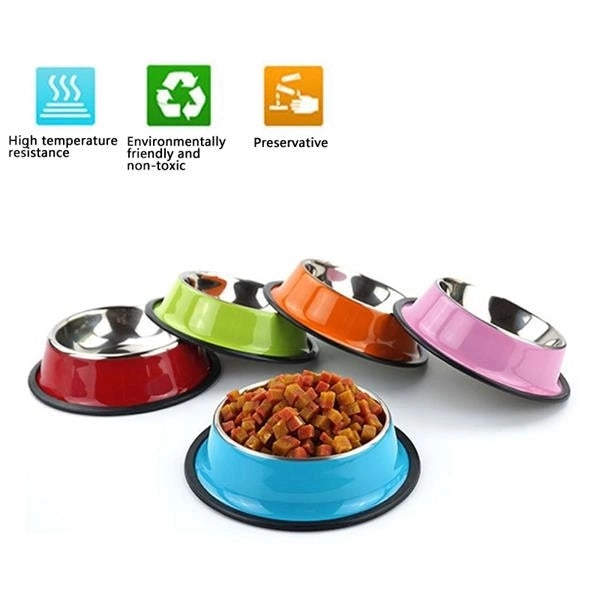 Dog Cat Bowls Stainless Steel Feeder