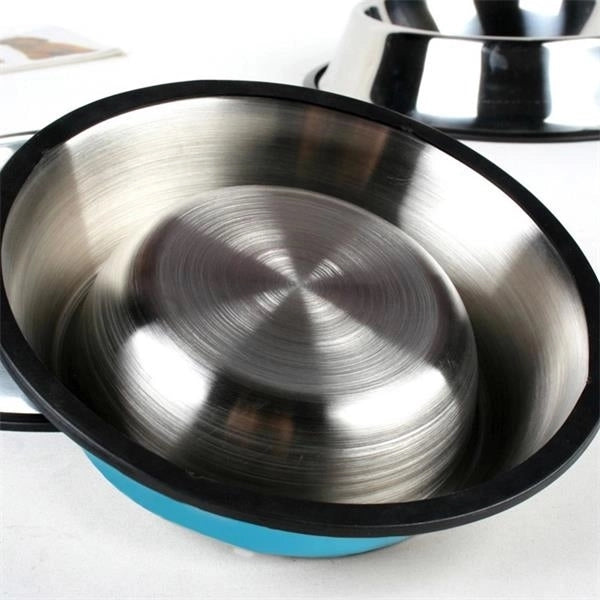 Dog Cat Bowls Stainless Steel Feeder