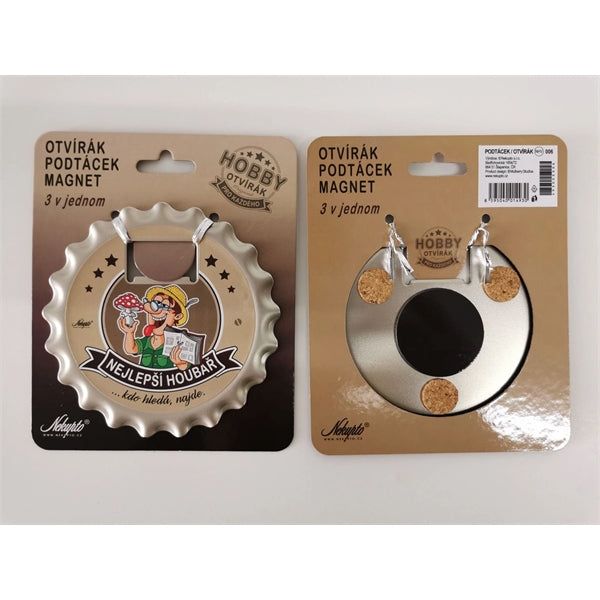 Cap Shaped Magnetic Bottle Opener