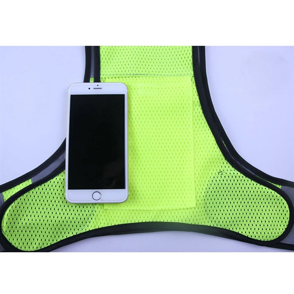Reflective Running Vest with Pocket