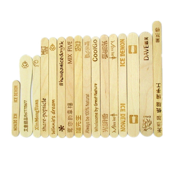 LOGO ice cream stick wood 114
