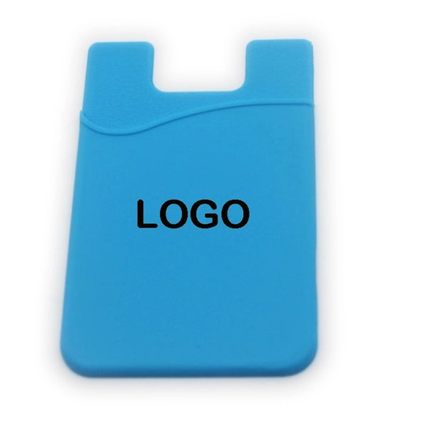 Silicone Cell Phone Wallet Card Holder