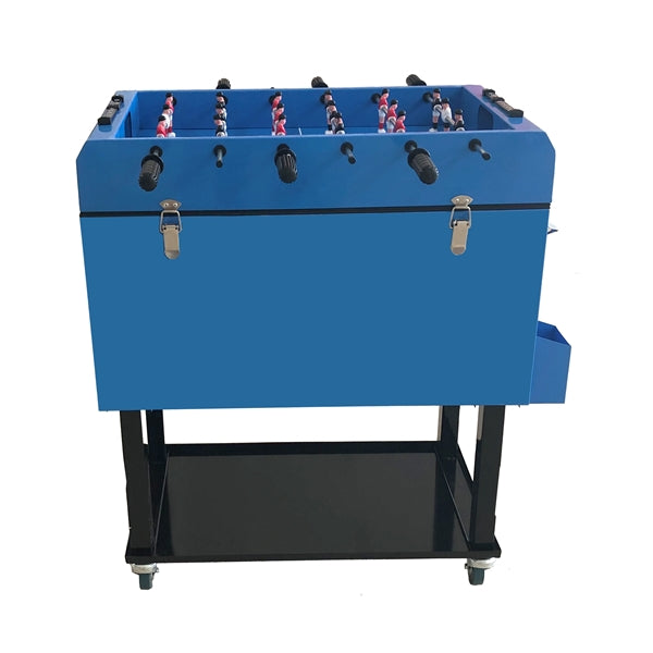 Vintage Rolling Cooler with Foosball Game