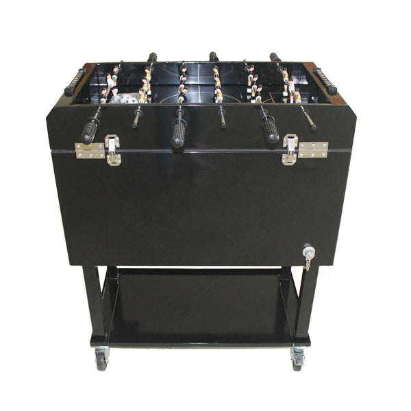 Vintage Rolling Cooler with Foosball Game