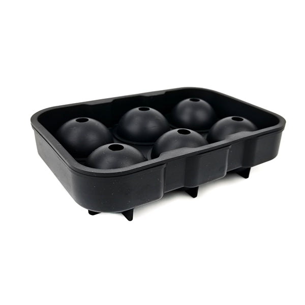 6 Grid Round Ice Cube Tray with Lid