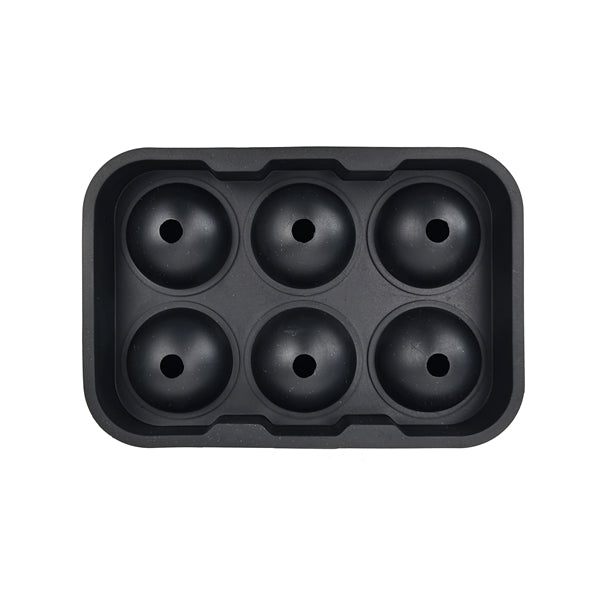 6 Grid Round Ice Cube Tray with Lid