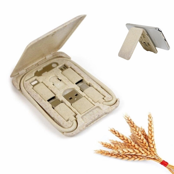 6 in 1 Biodegradable Charging Case Set