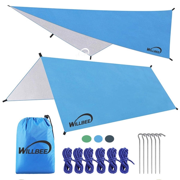 Outdoor Rain-proof Sun Shade Sail Hexagonal Canopy Awning