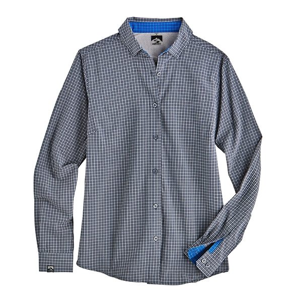 Storm Creek Women's Influencer Microplaid Woven Shirt