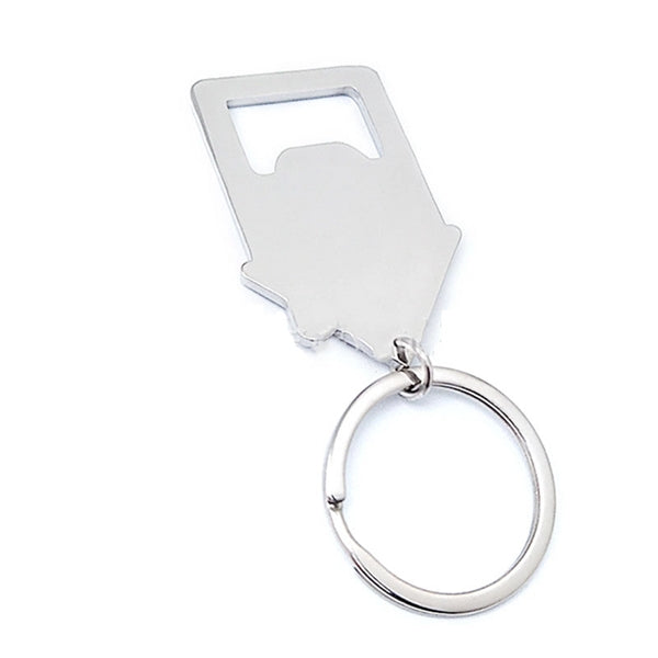 House Shaped Bottle Opener Keychain