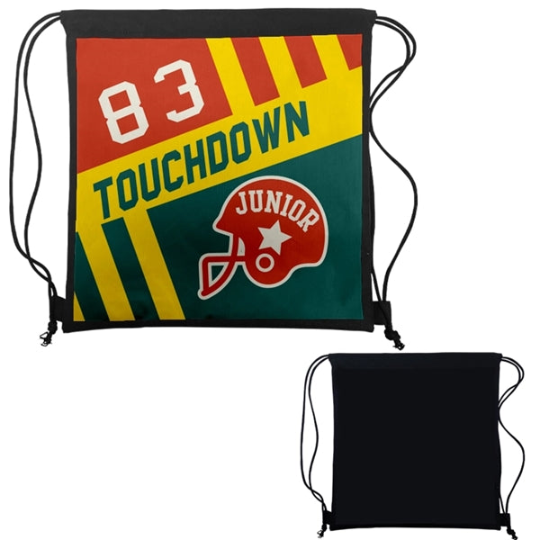 Economy Sublimated Drawstring Pack- One Side Print