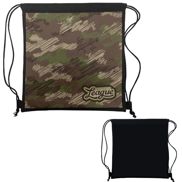 Economy Sublimated Drawstring Pack- One Side Print
