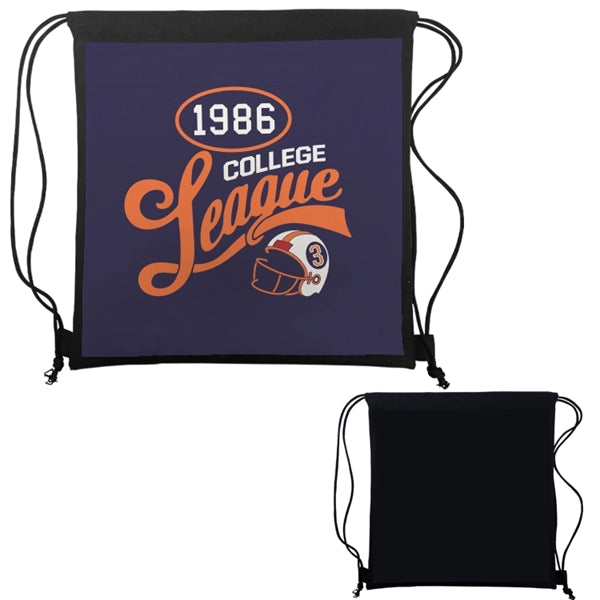 Economy Sublimated Drawstring Pack- One Side Print