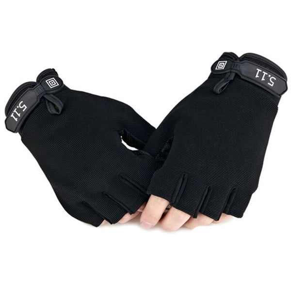 Non-Slip Gel Half Finger Sports Gloves for Men Women