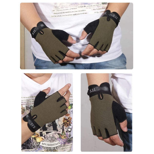 Non-Slip Gel Half Finger Sports Gloves for Men Women