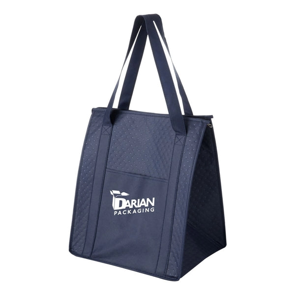 Insulated Cooler Tote Bag with Front Pocket