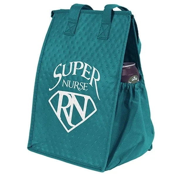 Insulated Cooler Tote Bag with Side Pocket