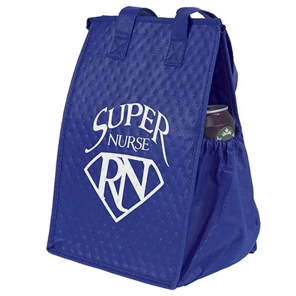 Insulated Cooler Tote Bag with Side Pocket