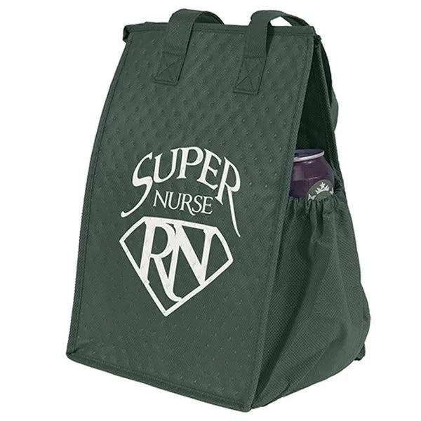 Insulated Cooler Tote Bag with Side Pocket