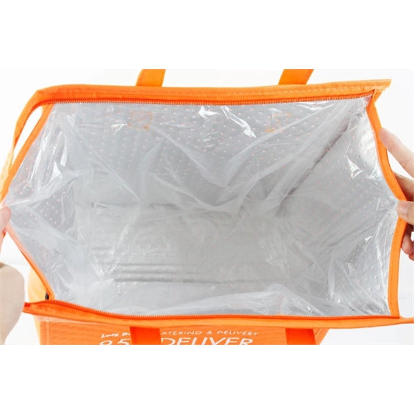 Insulated Cooler Tote Bag with Side Pocket