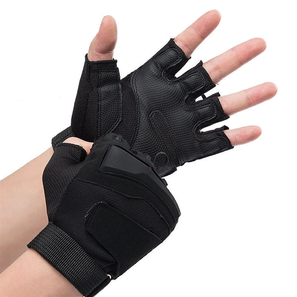 Adults Non-Slip and Breathable Fingerless Sport Gloves