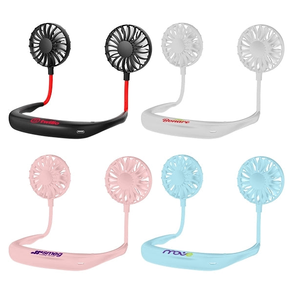 Wearable LED Neck Fan