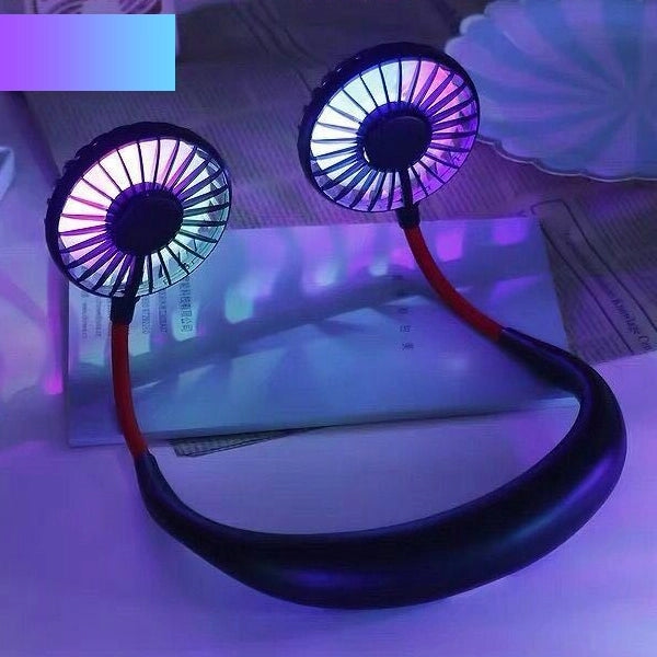 Wearable LED Neck Fan