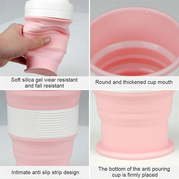 550ML Foldable Silicone Cup