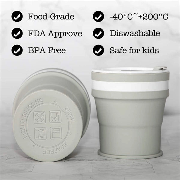 350ML Foldable Silicone Cup