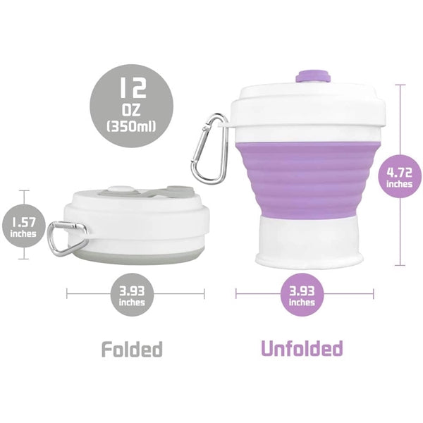 350ML Foldable Silicone Cup