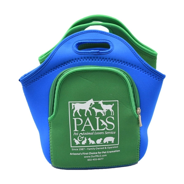 Neoprene Lunch Tote With Side Pocket