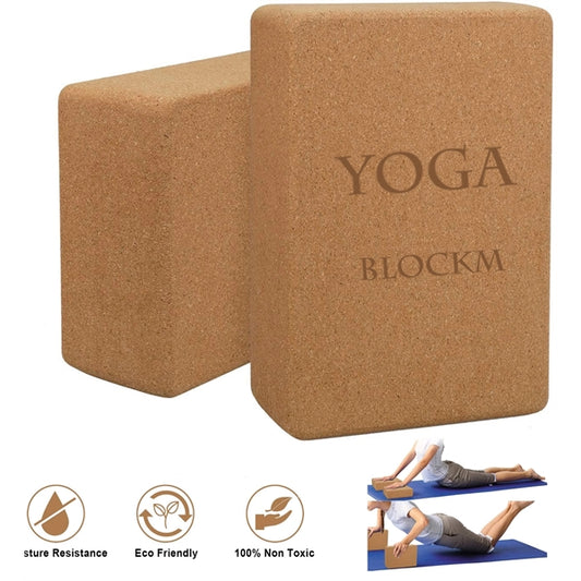 Cork Yoga Brick with Pouch