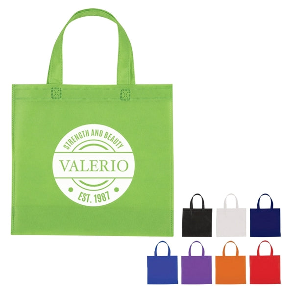10 5/8 x 11 x 3 1/2 Non-Woven Mini Tote Bag