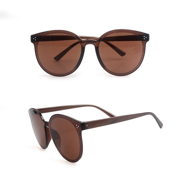Plastic Frame Transparent Sunglasses