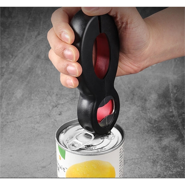 Multifunctional 6-in-1 can opener