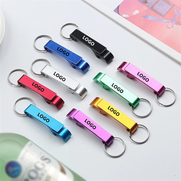 Bottle opener keychain beer open aluminum alloy