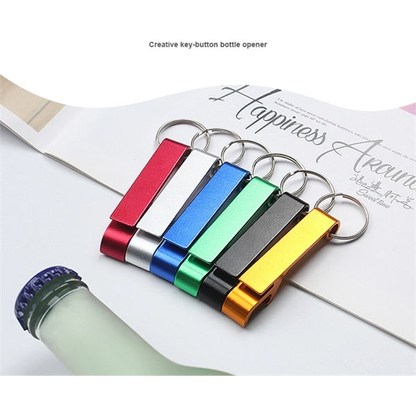 Bottle opener keychain beer open aluminum alloy