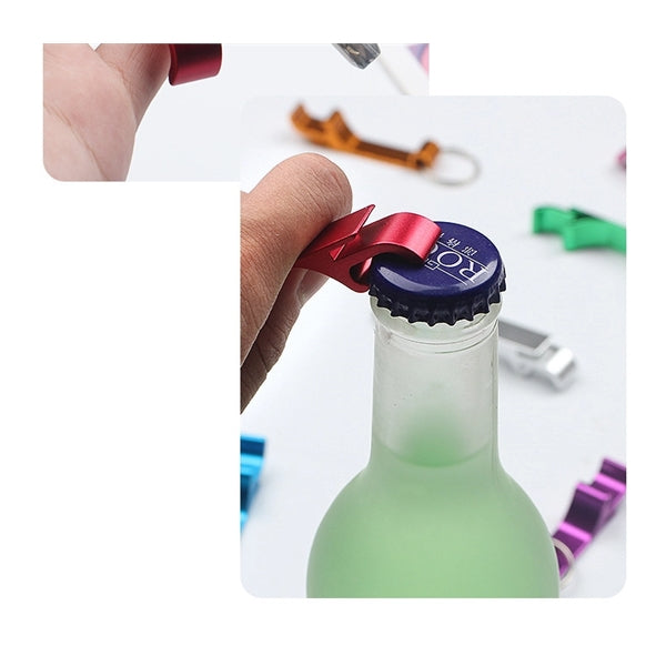 Bottle opener keychain beer open aluminum alloy