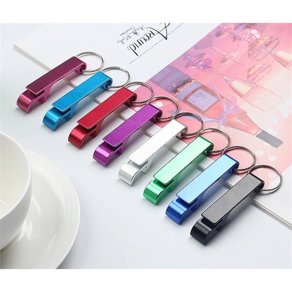 Bottle opener keychain beer open aluminum alloy